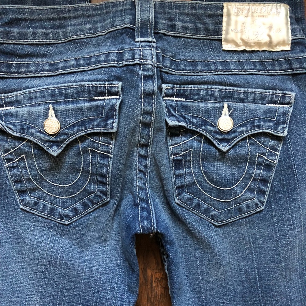 True Religion Glitz & Glam Jodie crystal jeans 25 - Picture 6 of 8